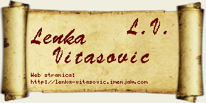 Lenka Vitasović vizit kartica